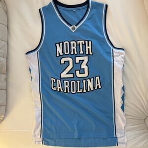 Source Unknown Carolina Blue & White North Carolina #23 Basketball Jersey